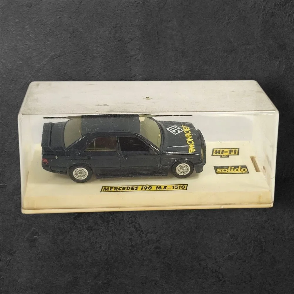 Solido 1:43 Mercedes 190E 16S Monroe Racing Diecast 1983 France w/ Decals